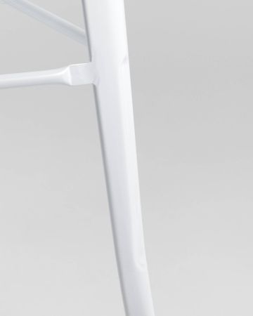 Стул барный TOLIX белый глянцевый