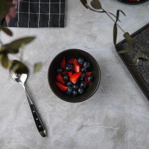 Соусник 150 мл d 9,8 см h5 см круглый Black Raw Wood P.L. Proff Cuisine [4]