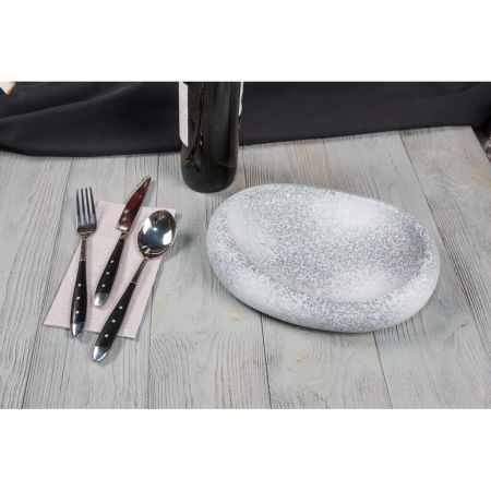 Блюдо овальное 26*20 см h6 см 300 мл Stone Untouched Taiga P.L. Proff Cuisine [1]