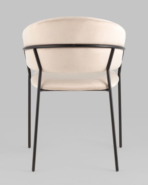 Стул Бруно велюр кремовый