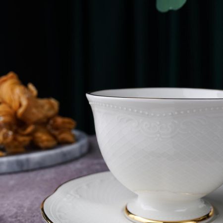 Чайная пара 250 мл d 10,4 см h7,6 см Gold Aristocrat Noble [6]