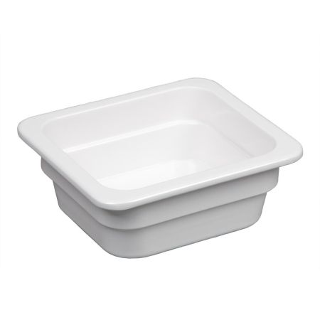Гастроемкость 1/6 h65 мм пластик меламин 174*159*65 мм 1 л White P.L. Proff Cuisine