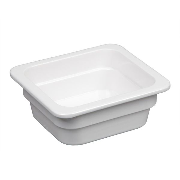 Гастроемкость 1/6 h65 мм пластик меламин 174*159*65 мм White P.L. Proff Cuisine