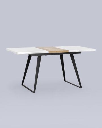 Стол обеденный Йорк раскладной 120-160*80 белый