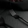 Вилка столовая 19 см матовая черный цвет Black Sapporo PVD P.L. - Davinci [12]