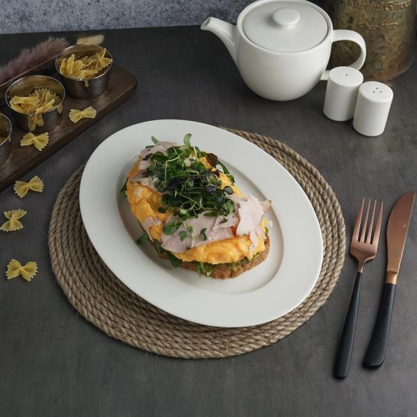 Блюдо овальное 30*22,5 см h1,9 см Fine Plus Noble [1]