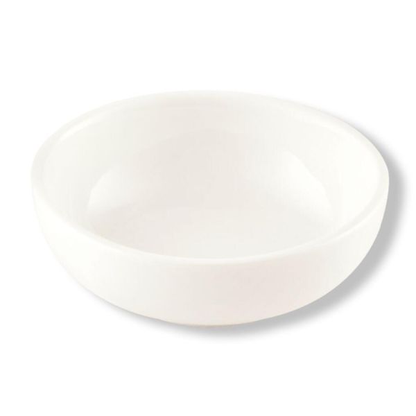 Соусник 40 мл 6 см h2,5 см круглый белый фарфор P.L. Proff Cuisine [6]