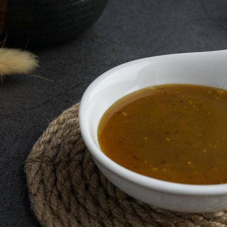 Соусник  40 мл 10,5*8 см h3 см Mini Mix круглый с ручкой белый фарфор P.L. [6]