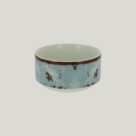 Салатник RAK Porcelain Peppery круглый штабелируемый 300 мл, d 10 см, голубой цвет