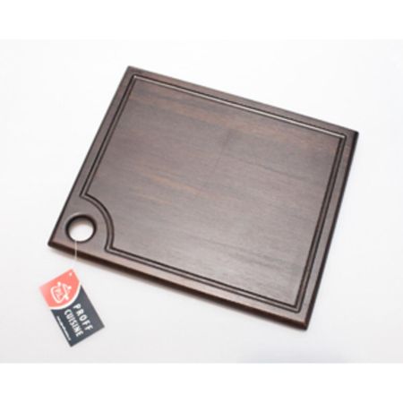 Доска для подачи 33*28*1,9 см, черная, прессованный бамбуковый уголь, P.L. Proff Cuisine