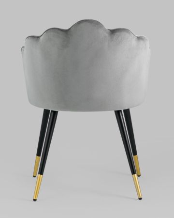 Стул Камилла велюр серый