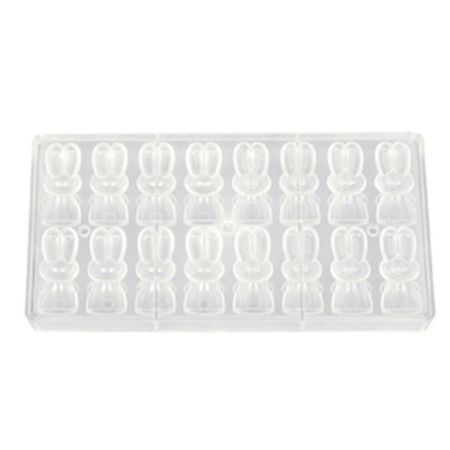 Пластиковая форма "Заяц" 16 ячеек 55*27*21 мм, P.L. Proff Cuisine