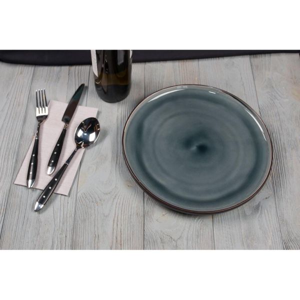 Тарелка d 27,5 см Black Spider Silk Stockholm P.L. [4]