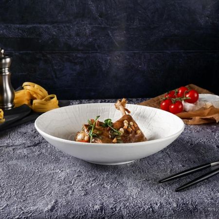 Салатник 1000 мл d 24 см h5,7 cм White Raw Wood P.L. Proff Cuisine [4]