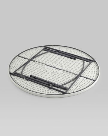 Стол круглый складной пластиковый Кейт 160