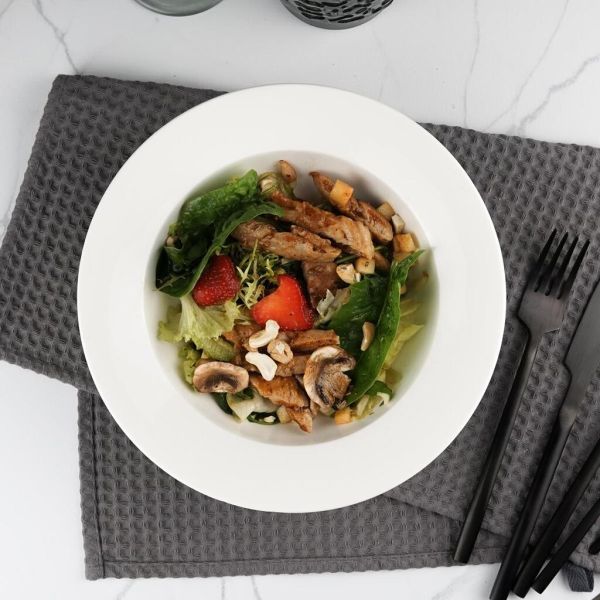 Тарелка глубокая 500 мл d 21 см h6,5 см белая фарфор P.L. Proff Cuisine [4]