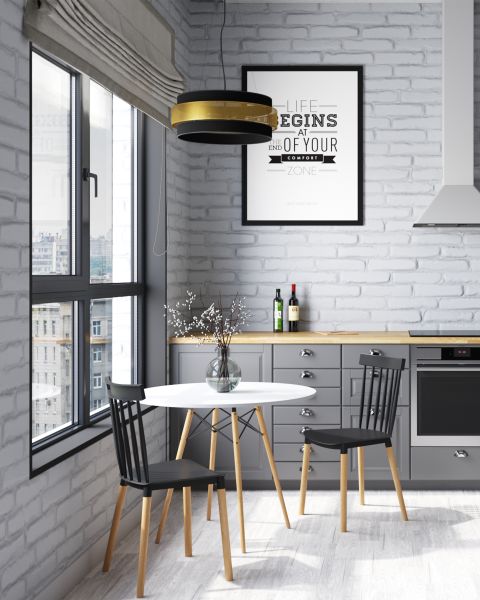 Стул Field пластик черный