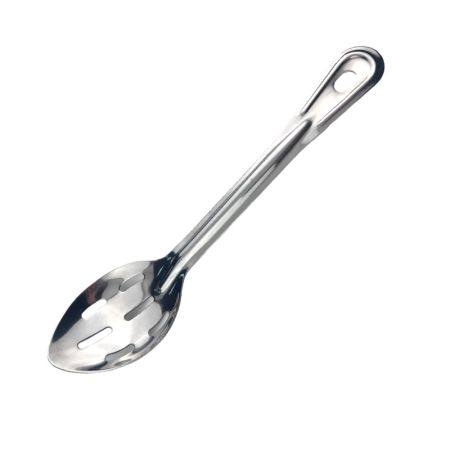 Ложка гарнирная 28,6 см., L ручки 19 см. овальная перфор. нерж. MGsteel /1/144/