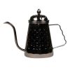 Кофейник чайник  600 мл Бариста нерж. сталь, черный цвет, P.L.- Barbossa