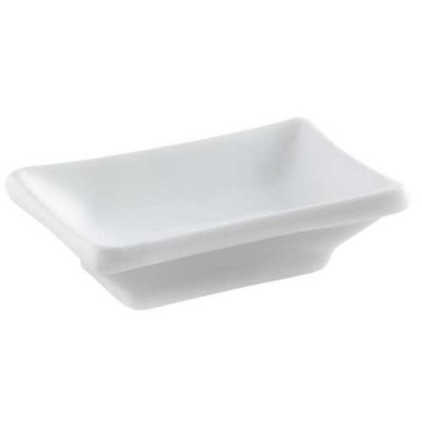 Соусник 20 мл 7,2*4,8 см h1,8 см белый фарфор P.L. Proff Cuisine [6]