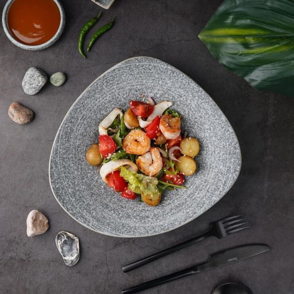 Салатник  600 мл 25,2*23,5 см h6 см Stone Untouched Taiga P.L. Proff Cuisine [1]