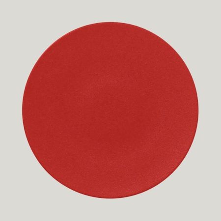 Тарелка RAK Porcelain Neofusion Ember круглая плоская, 29 см (алый цвет)