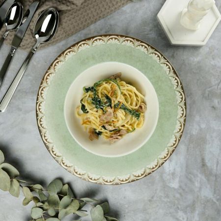 Тарелка глубокая 400 мл d 25 см для пасты, для супа Rome By Bone Innovation [6]