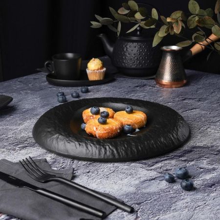Блюдо круглое d 26,5 см h3,3 см Black Raw Stellar P.L. Proff Cuisine [1]