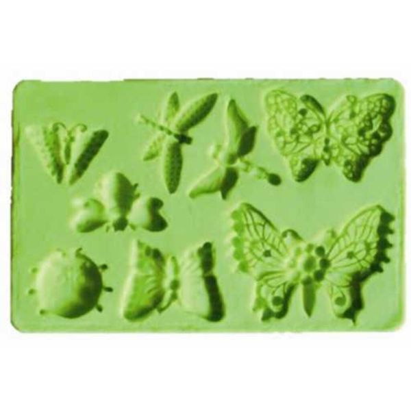 Форма кондитерская "Насекомые" 13,5*8,5 см силикон P.L.