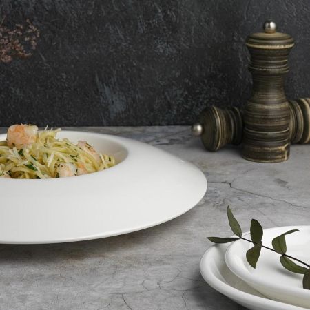 Тарелка глубокая 400 мл d 28 см h5 см для пасты, для супа белая фарфор P.L. Proff Cuisine [3]