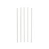 Трубочки 0,8*24 см прямые 250 шт белые пластик P.L.