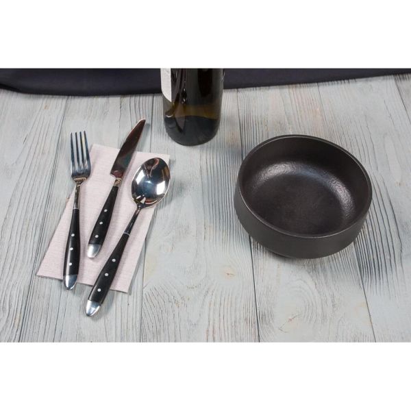 Салатник 500 мл d 15 см h5,5 см Smooth Black Raw Stellar P.L. Proff Cuisine [6]