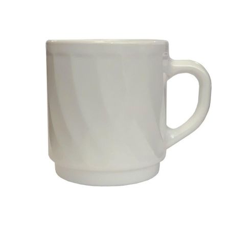 Кружка 300 мл белая d 8 см h 9 см Трианон Stackable Opal ARC [6]