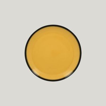 Тарелка круглая RAK Porcelain LEA Yellow 18 см (желтый цвет)