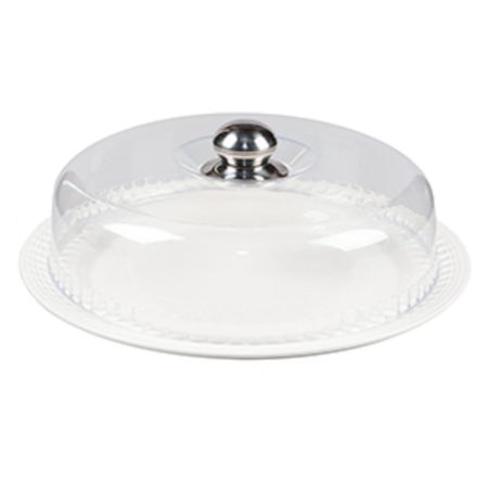 Блюдо круглое d 34,5 см с крышкой для хранения и выкладки P.L. Proff Cuisine