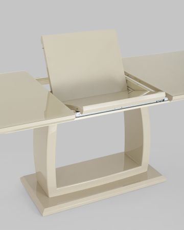 Стол обеденный Орлеан раскладной 160-215*90 бежевый
