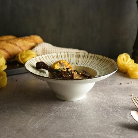 Тарелка глубокая 450 мл d 23 см h8,5 см для пасты, для супа Legna By Bone Innovation [6]