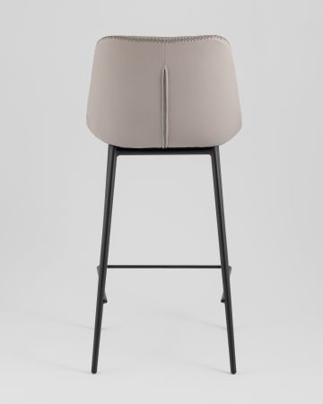 Стул барный Arch экокожа серый