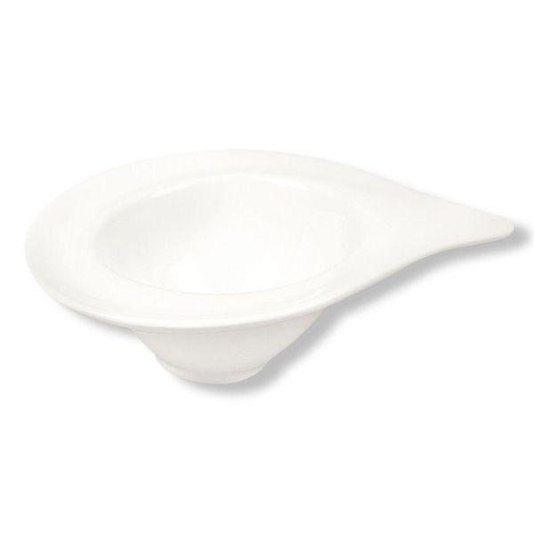 Соусник 100 мл 13,5*10 см Asymmetry белый фарфор P.L. Proff Cuisine [6]