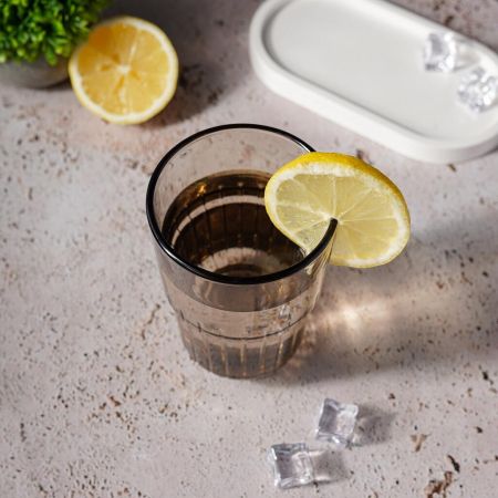 Стакан Хайбол 425 мл "Taro" Smoky d 8,2 см h13,3 см P.L. - BarWare [6]