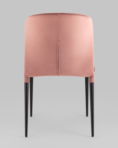 Стул Лори велюр пыльно-розовый