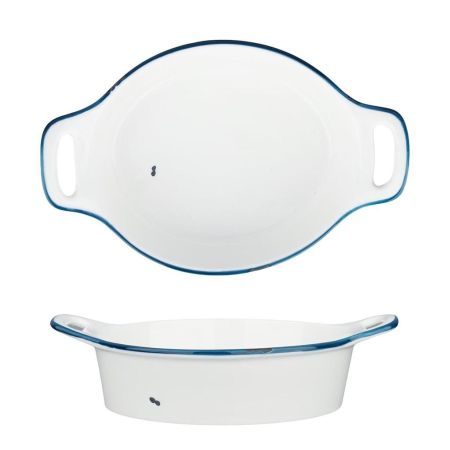 Блюдо овальное 33*20,8 см h5,9 см 1600 мл с ручками Bakery Fusion P.L. Proff Cuisine [1]
