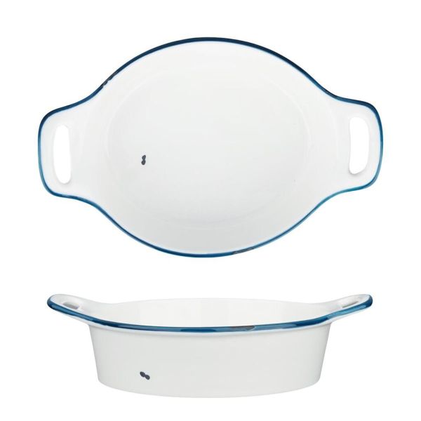 Блюдо овальное 33*20,8 см h5,9 см 1600 мл с ручками Bakery Fusion P.L. Proff Cuisine [1]