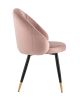 Стул Наоми велюр розовый