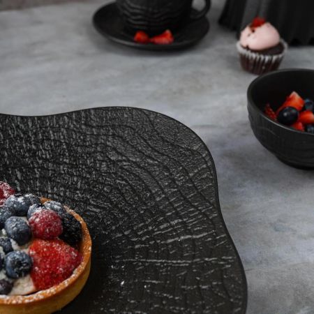 Тарелка d 26 см h4,7 см Wave Up Black Raw Wood P.L. Proff Cuisine [3]