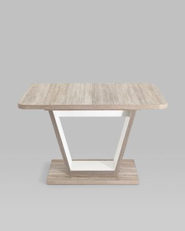 Стол Vector 120-160*80 дуб анкона/белый