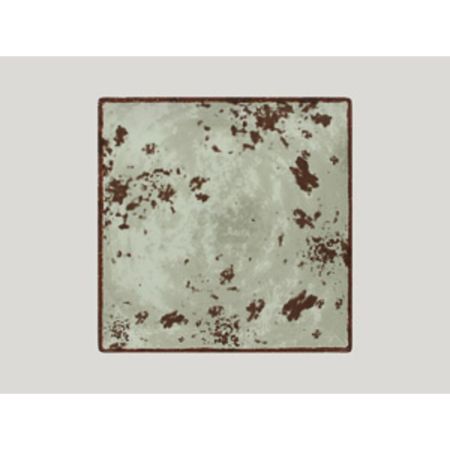 Тарелка RAK Porcelain Peppery квадратная 27*27 см, h 2,6 см, серый цвет