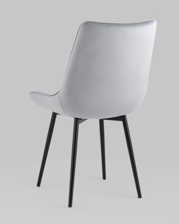 Стул Дарвин велюр серый