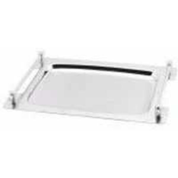 Блюдо прямоугольное 34,5*24 см (поднос с ручками) нерж. P.L. Proff Cuisine