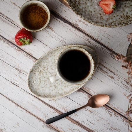 Чайная пара 180 мл d 7,8 см h7 см Brown Spider Silk P.L. Proff Cuisine [6]